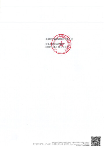Thumbnail Xinjiang Daqo New Energy Co.,Ltd. Financial Statement 2024