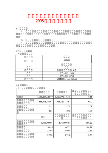 Thumbnail Silan Microelectronics Quarterly Report 2005-q1
