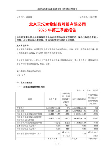 Thumbnail Tiantan Bio Quarterly Report 2025-q3