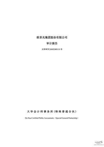 Thumbnail OFILM Group Financial Statement 2019