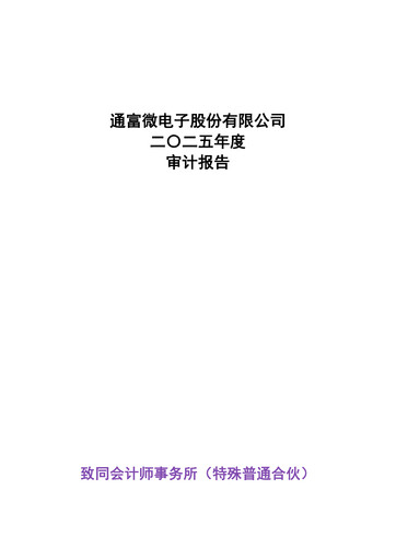 Miniature Tongfu Microelectronics Co.,Ltd Bilan financier 2025