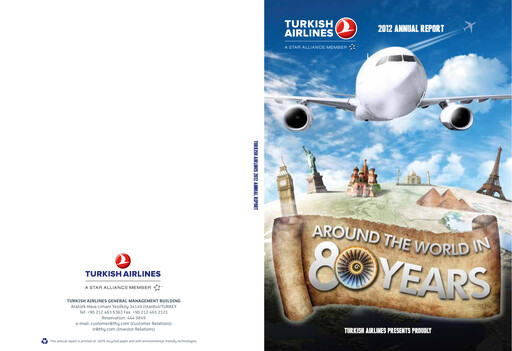Thumbnail Turkish Airlines Annual Report 2012