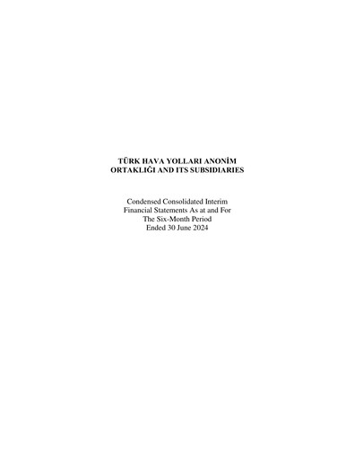 Thumbnail Turkish Airlines Half-year Report 2024-h1