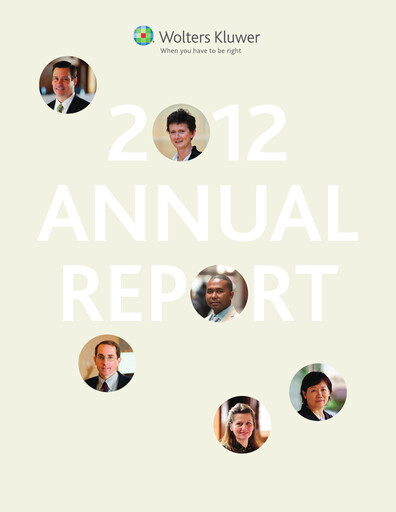 Thumbnail Wolters Kluwer Annual Report 2012