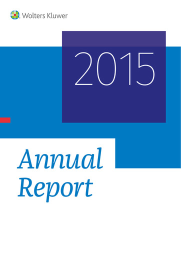 Thumbnail Wolters Kluwer Annual Report 2015