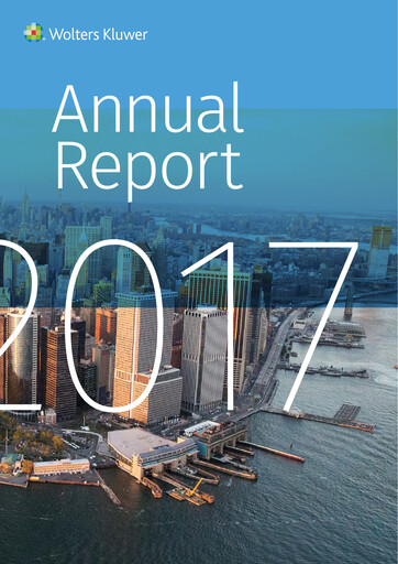 Thumbnail Wolters Kluwer Annual Report 2017