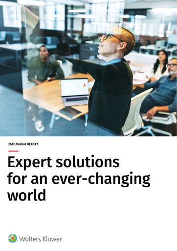 Thumbnail Wolters Kluwer Annual Report 2022