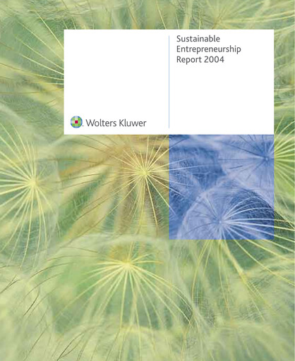 Thumbnail Wolters Kluwer Sustainability Report 2004