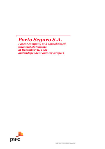 Thumbnail Porto Seguro Financial Statement 2021