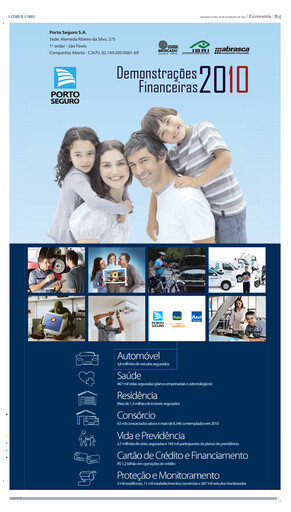 Thumbnail Porto Seguro Financial Statement 2010