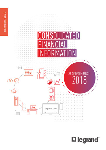 Miniature Legrand Bilan financier 2018