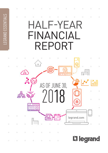Miniature Legrand Rapport semestriel 2018-h1