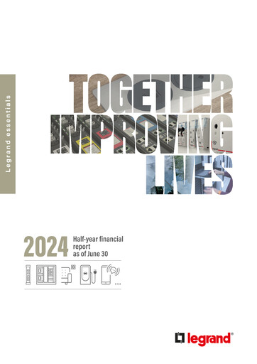 Miniature Legrand Rapport semestriel 2024-h1