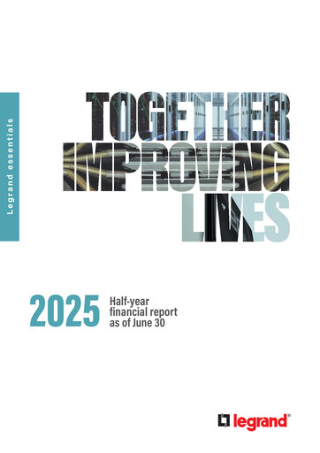Miniature Legrand Rapport semestriel 2025-h1
