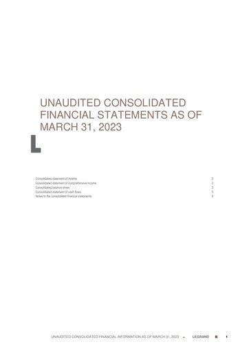 Miniature Legrand Rapport trimestriel 2023-q1