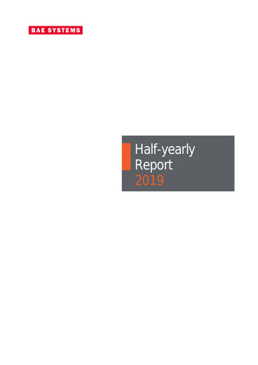 Thumbnail BAE Systems
 Half-year Report 2019
