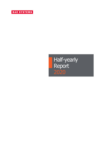 Thumbnail BAE Systems
 Half-year Report 2020