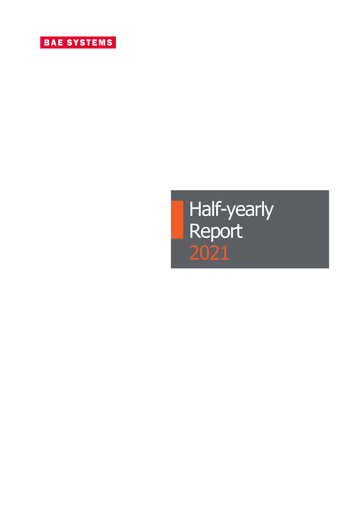 Thumbnail BAE Systems
 Half-year Report 2021