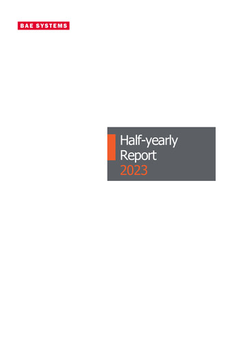 Thumbnail BAE Systems
 Half-year Report 2023