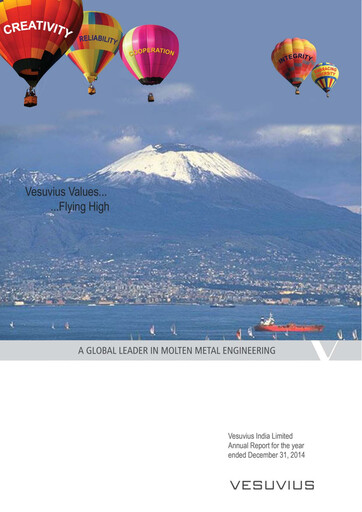 Thumbnail Vesuvius India
 Annual Report 2014