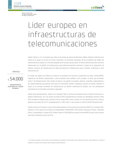 Thumbnail Cellnex Telecom
 Annual Report 2019