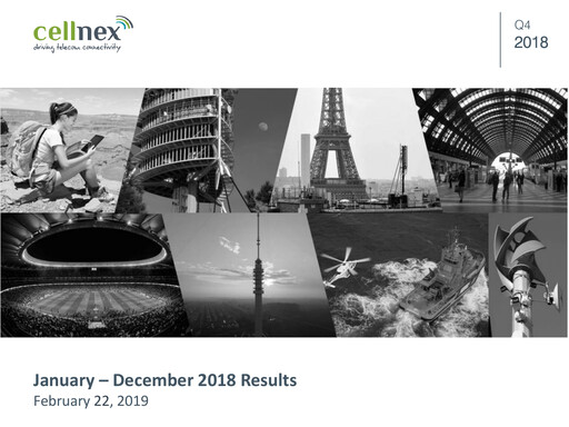 Thumbnail Cellnex Telecom
 Financial Report 2018