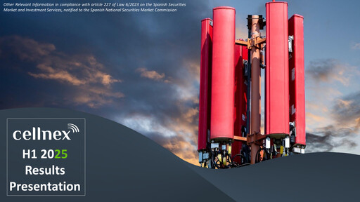 Thumbnail Cellnex Telecom
 Half-year Report 2025-h1