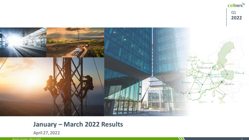 Thumbnail Cellnex Telecom
 Quarterly Report 2022-q1