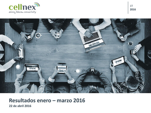 Thumbnail Cellnex Telecom
 Quarterly Report 2016-q1