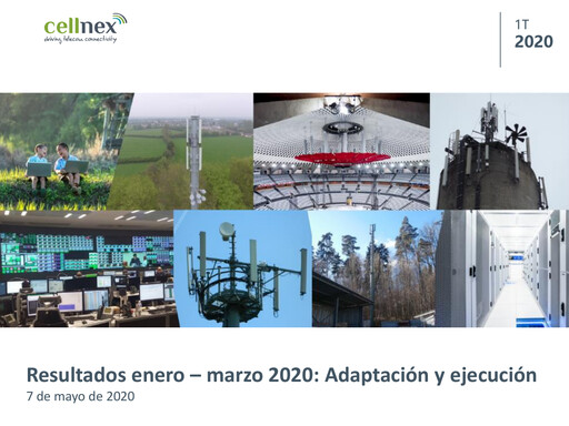 Thumbnail Cellnex Telecom
 Quarterly Report 2020-q1