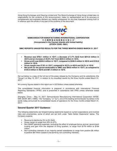Thumbnail SMIC Quarterly Report 2017-q1