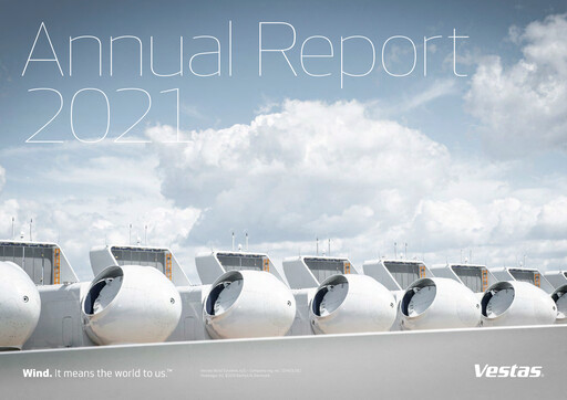 Thumbnail Vestas Wind Systems Annual Report 2021
