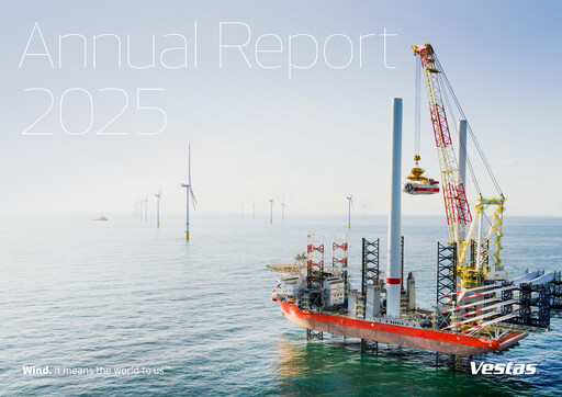 Thumbnail Vestas Wind Systems Annual Report 2025