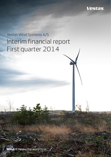 Thumbnail Vestas Wind Systems Quarterly Report 2014-q1