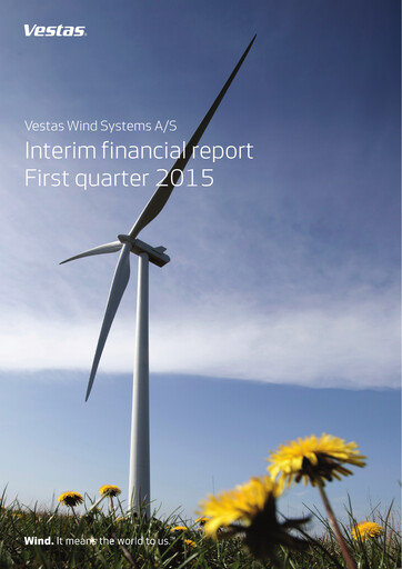 Thumbnail Vestas Wind Systems Quarterly Report 2015-q1