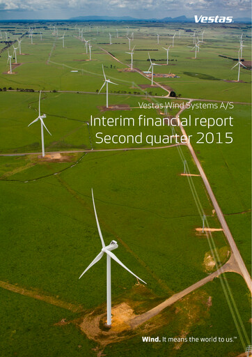 Thumbnail Vestas Wind Systems Quarterly Report 2015-q2