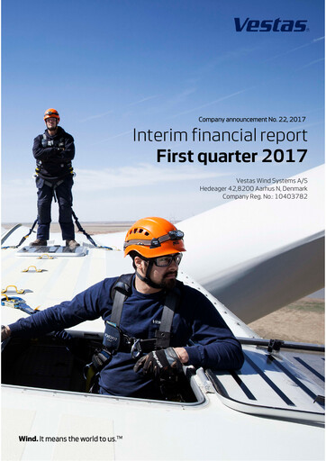 Thumbnail Vestas Wind Systems Quarterly Report 2017-q1