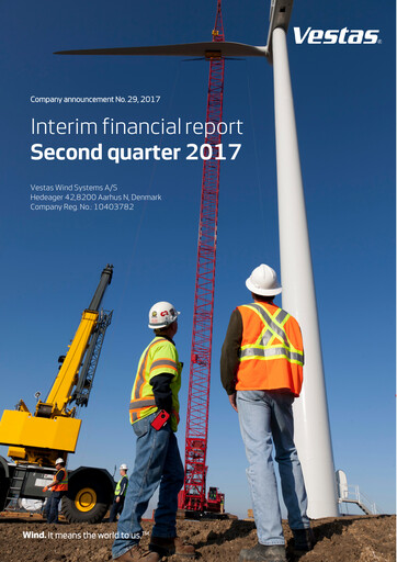 Thumbnail Vestas Wind Systems Quarterly Report 2017-q2