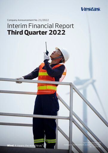 Thumbnail Vestas Wind Systems Quarterly Report 2022-q3