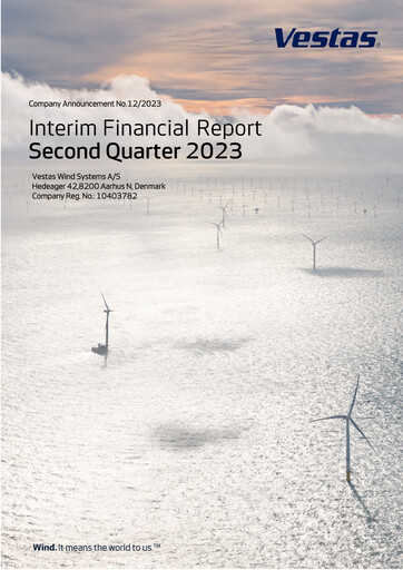 Thumbnail Vestas Wind Systems Quarterly Report 2023-q2