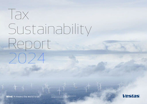 Thumbnail Vestas Wind Systems Sustainability Report 2024