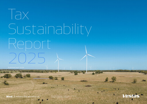 Thumbnail Vestas Wind Systems Sustainability Report 2025