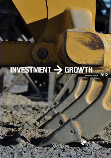 Thumbnail Grupo México
 Annual Report 2012