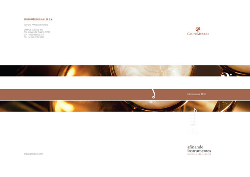 Thumbnail Grupo México
 Annual Report 2010