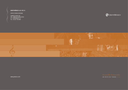Thumbnail Grupo México
 Sustainability Report 2010