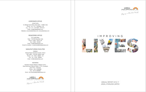 Miniature Jindal Stainless Rapport annuel 2016-2017