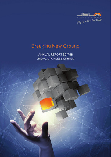 Miniature Jindal Stainless Rapport annuel 2017-2018