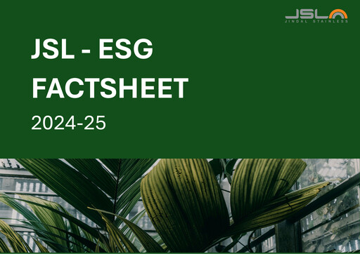 Thumbnail Jindal Stainless ESG Report 2024-2025