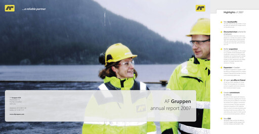Vorschaubild AF Gruppen Jahresbericht 2007