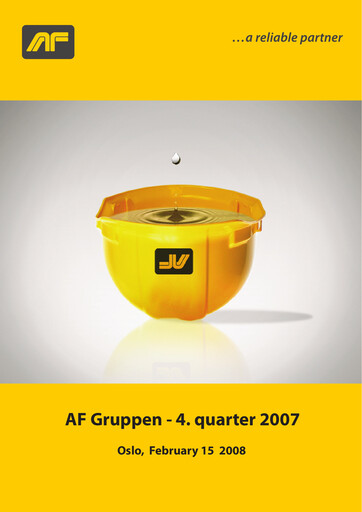Thumbnail AF Gruppen Quarterly Report 2007-q4
